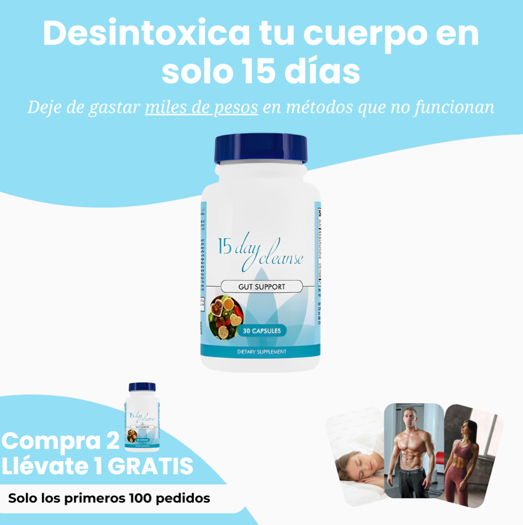 Cleanse | Elimina el sobrepeso en tan solo 15 días