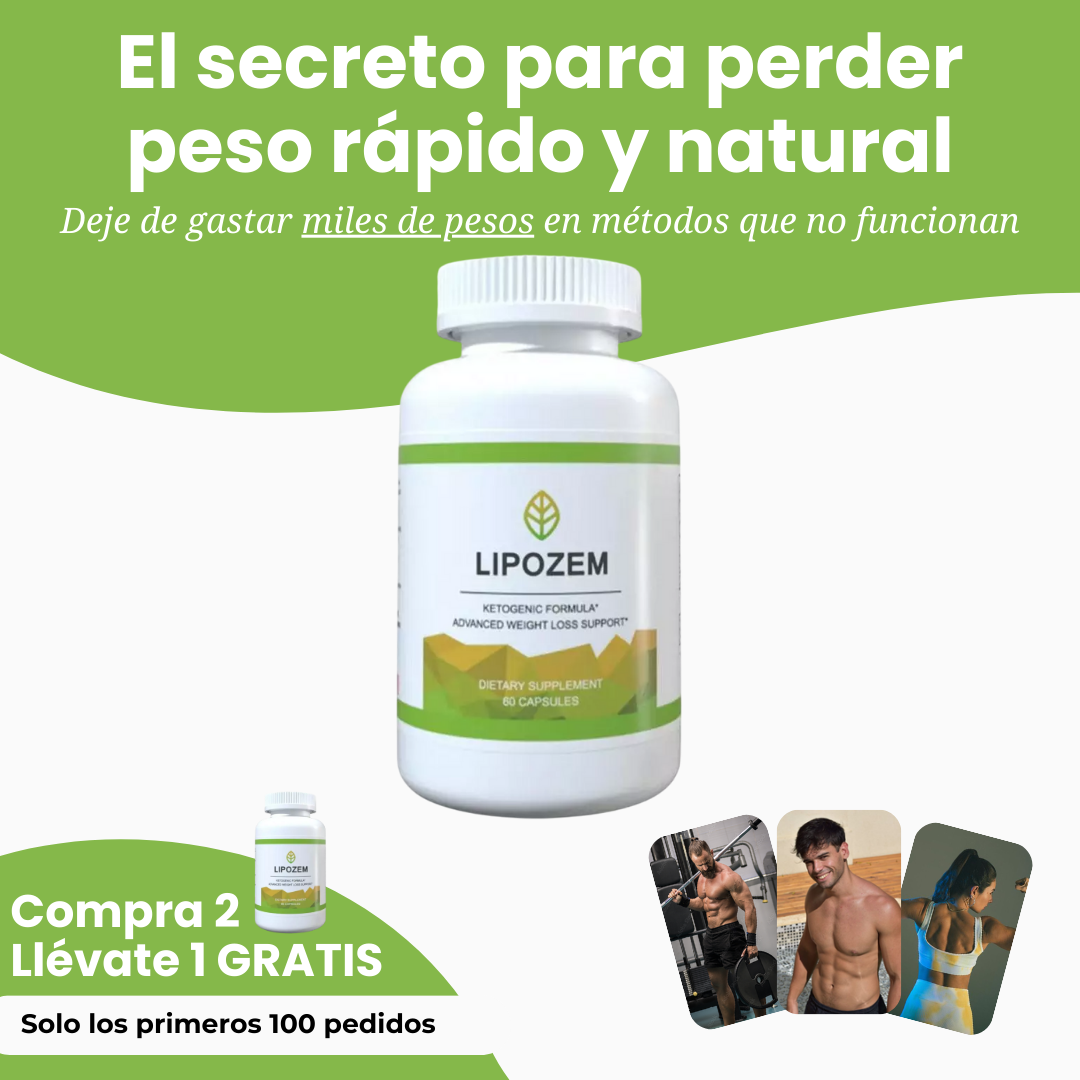 Lipozem | El secreto para perder peso rápido y de forma natural